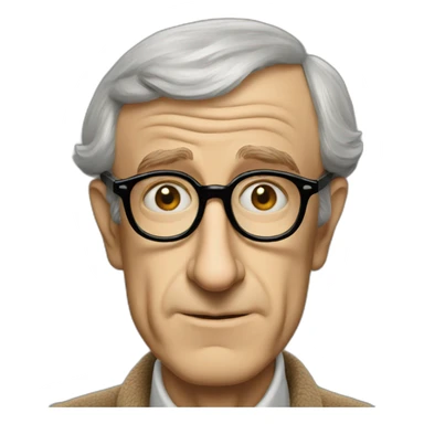 Woody allen sticker
