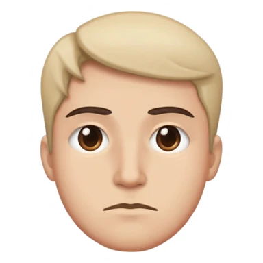 A whatever face like ￼side eye  sticker