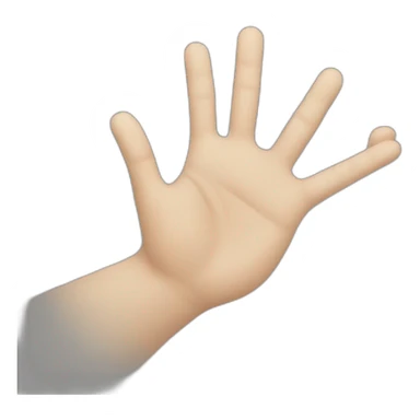 two hands doing rectangle sticker