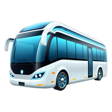 cyber luxury future self driving bus auto vehicle sticker