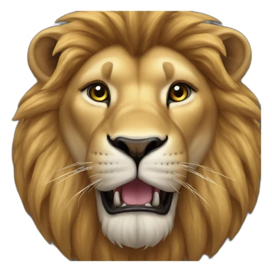Lion sur coala sticker