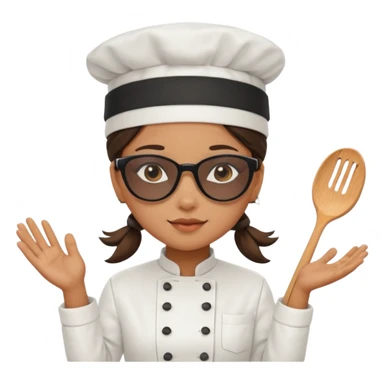 girl Chef with sunglasses sticker