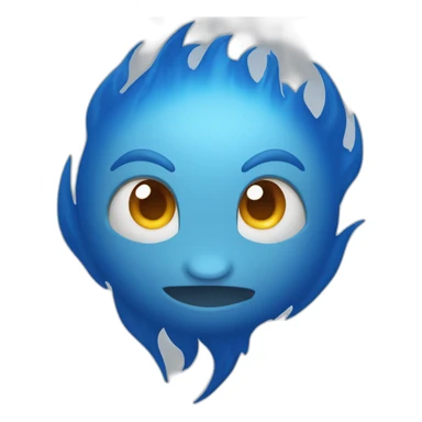 Flammes bleue sticker