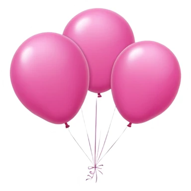 Pink balloons sticker