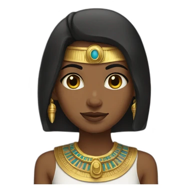 Egyptian girl sticker