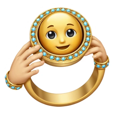 🥵+🤚+💍 sticker