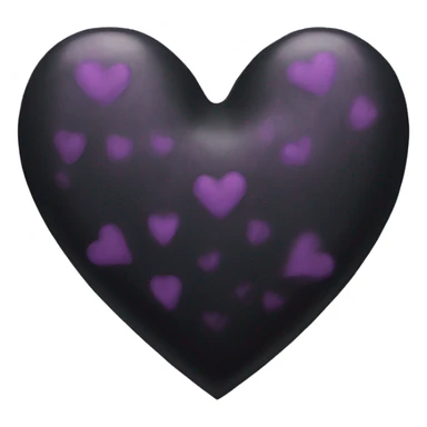 gothic / grunge style heart emoji sticker