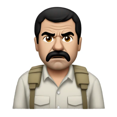 el chapo angry sticker