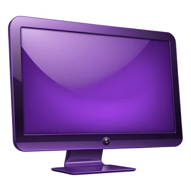 dark purple wide screen monitor sticker