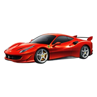 Ferrari racing car sticker