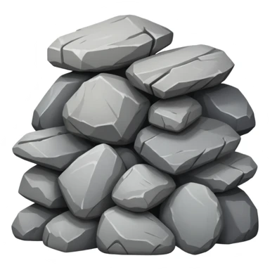 generate realistic detailed stone sticker