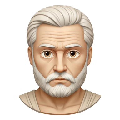 Cinematic Realistic Ivan Meštrović Portrait Emoji, depicted as a renowned Croatian sculptor with thoughtful eyes and classical attire, rendered with intricate textures and dramatic artistic lighting that captures his creative genius. sticker