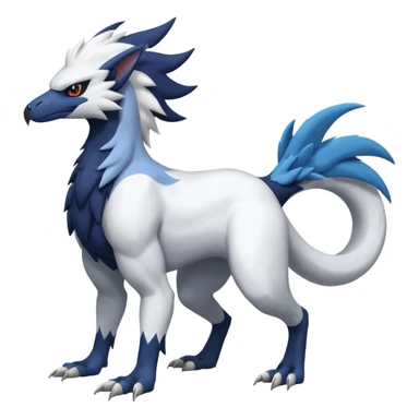 Nargacuga-Absol-Sergal-Silvally-Latios-fusion, full body  sticker