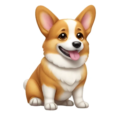 Cute corgi sticker