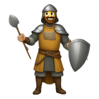 medieval Festival Organizer in action, organizing sticker