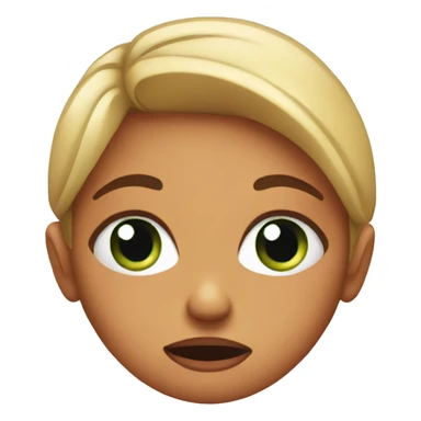 Female emoji rolling her eyes sticker