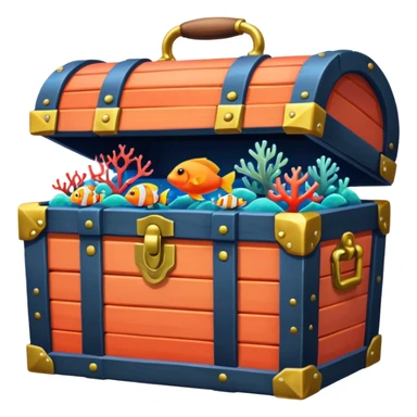 Coral Reef Treasure sticker