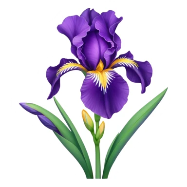 iris flowers sticker