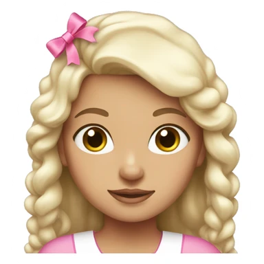 White Sisters with pink bows sticker