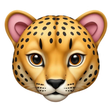 black cheetah sticker
