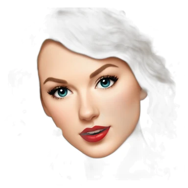 taylor-swift-selfie-milk-on-face-dripping sticker