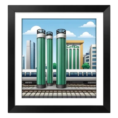 estação tubo de curitiba sticker