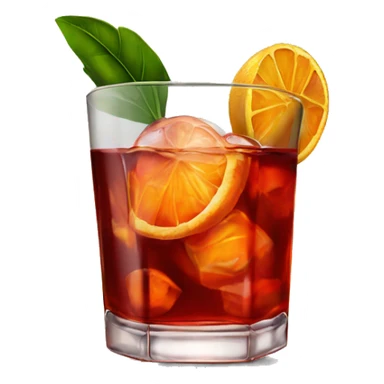 Negroni cocktail sticker