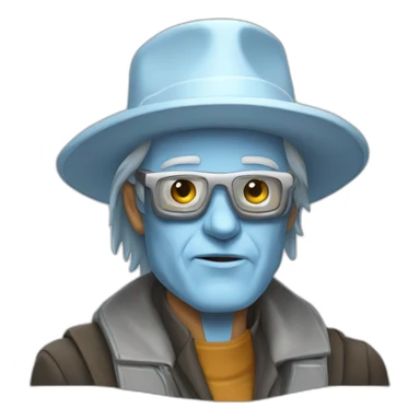 retour vers le futur papa sticker