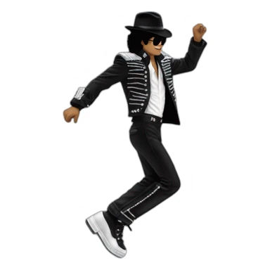 Michael Jackson moonwalk sticker