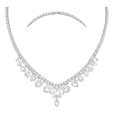 luxury diamond necklace  sticker