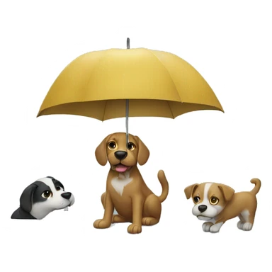 RAining Cats and Dogs sticker