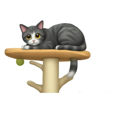 Cat tree sticker