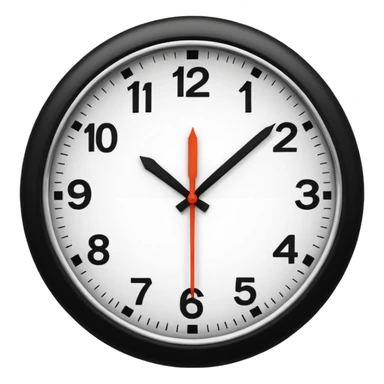 RELOJ QUE MARCA LAS 4 sticker