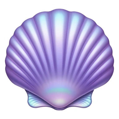 lavender shell with pearlescent sheen sticker