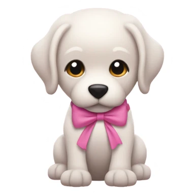 pink stanley with a pink bow on the handle sticker