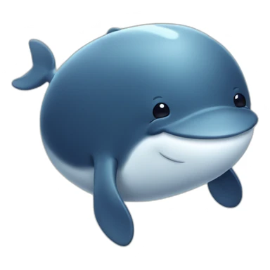 Cute little Whale  sticker