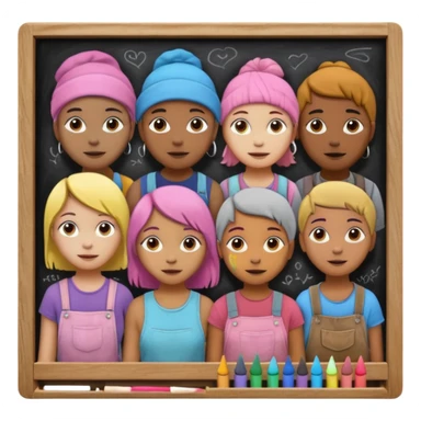 Chalk Drawer + sidewalk board, Street Artists. sticker