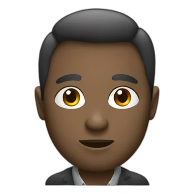 Person in a job interview sticker