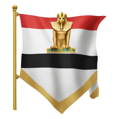 kingdom of egypt flag sticker