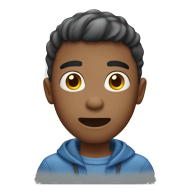 boy freezing sticker