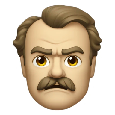 Angry Nietzsche sticker