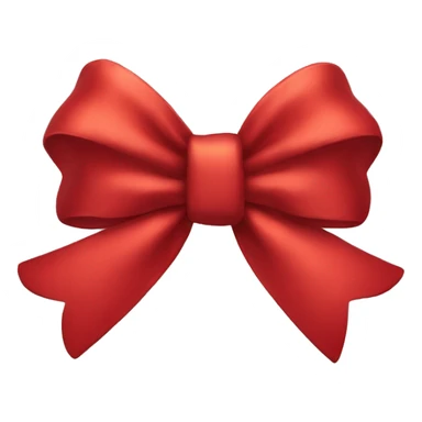 Red bow sticker