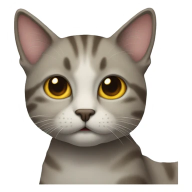 gatto sulla luna  sticker