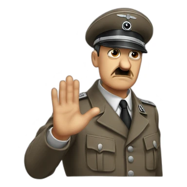 hitler qui dab sticker