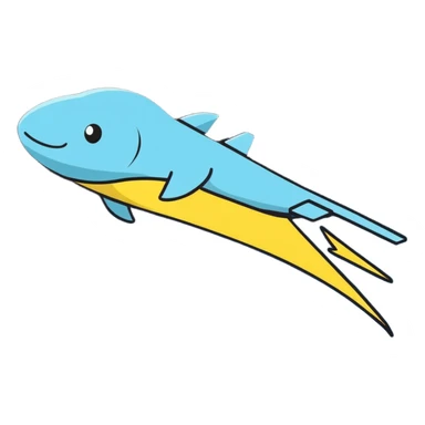 Caseoh falling from sky sticker