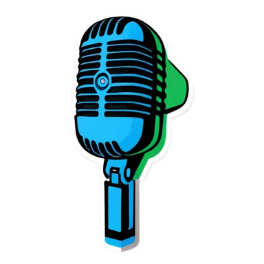 Drop the mike sticker