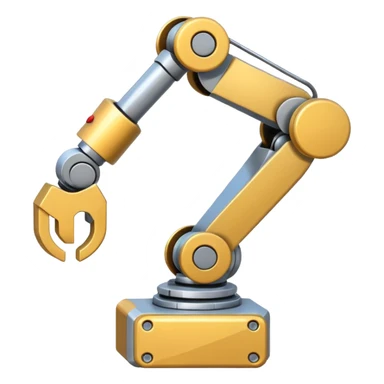 emoji about robot arm with block sticker
