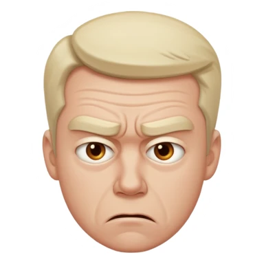 man frustrated sticker