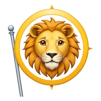 Hello, I want you to change this flag only in the middle and replace it with a lion and a sun.🇮🇷 sticker