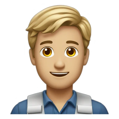 Leroy Merlin young saleman sticker